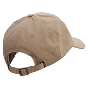 Savannah Logo Embroidered Dad Style Unstructured Low Profile 6 panel Cotton Cap - Khaki OSFM