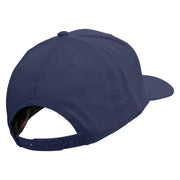 Fahrenheit Temperature Icon Embroidered Solid Cotton Twill Prostyle Cap - Navy OSFM