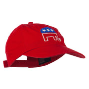 Republican Elephant USA Embroidered Pet Spun Cap