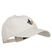 Mardi Gras Fleur de Lis Embroidered Washed Cap