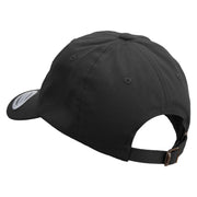 Savannah Logo Embroidered Dad Style Unstructured Low Profile 6 panel Cotton Cap - Black OSFM