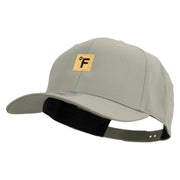 Fahrenheit Temperature Icon Embroidered Solid Cotton Twill Prostyle Cap - Grey OSFM