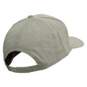 Fahrenheit Temperature Icon Embroidered Solid Cotton Twill Prostyle Cap - Grey OSFM