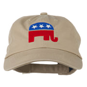 Republican Elephant USA Embroidered Pet Spun Cap