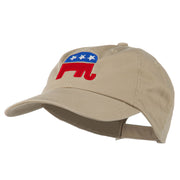 Republican Elephant USA Embroidered Pet Spun Cap