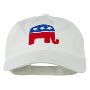 Republican Elephant USA Embroidered Pet Spun Cap