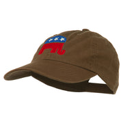 Republican Elephant USA Embroidered Pet Spun Cap