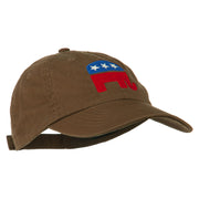 Republican Elephant USA Embroidered Pet Spun Cap