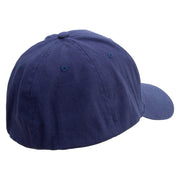 Ciao Embroidered Low Profile Washed Flex Cap - Navy OSFM