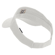 Celsius Temperature Embroidered Cotton Twill Sun Visor - White OSFM