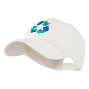 Environment Friendly Recycle Logo Embroidered Cap