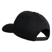 1st Infantry Division The Big Red One Patched Solid Cotton Twill Pro Style Cap - Black OSFM