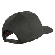 1st Infantry Division The Big Red One Patched Solid Cotton Twill Pro Style Cap - Charcoal OSFM