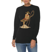 Mariachi Lasso Graphic Long Sleeve Crewneck Tee