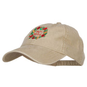 Warm Wishes Embroidered Washed Cap