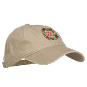 Warm Wishes Embroidered Washed Cap