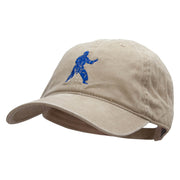 Karate Student Embroidered Washed Cotton Brass Buckle Cap