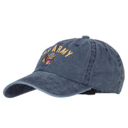 US Army Logo Embroidered Washed Cotton Twill Cap