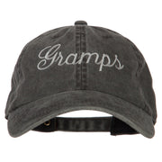 Gramps Embroidered Washed Cotton Twill Cap