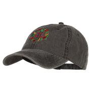 Warm Wishes Embroidered Washed Cap