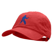 Karate Student Embroidered Washed Cotton Brass Buckle Cap