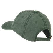 Black Bear Embroidered Washed Cap