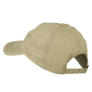 Black Bear Embroidered Washed Cap