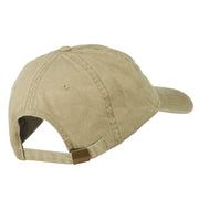 Black Bear Embroidered Washed Cap