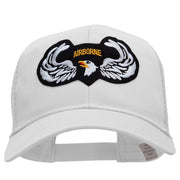 Airborne Eagle Wings Small Patched Cotton Mesh Cap