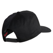 U.S. Marine Airwing Vietnam Veteran Patched Solid Cotton Twill 5 Panel Prostyle Snap Cap - Black OSFM