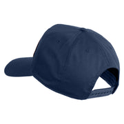 U.S. Marine Airwing Vietnam Veteran Patched Solid Cotton Twill 5 Panel Prostyle Snap Cap - Navy OSFM