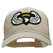 Airborne Eagle Wings Small Patched Cotton Mesh Cap