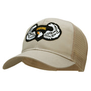 Airborne Eagle Wings Small Patched Cotton Mesh Cap