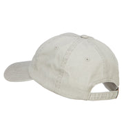 Boxer Dog Embroidered Washed Cotton Twill Cap