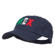 Mexico MEX Flag Embroidered Low Profile Cap