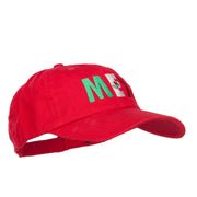 Mexico MEX Flag Embroidered Low Profile Cap