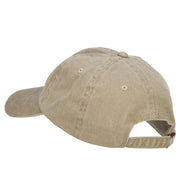 Boxer Dog Embroidered Washed Cotton Twill Cap