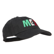 Mexico MEX Flag Embroidered Low Profile Cap