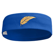 Swallow Feather Logo Embroidered Cotton Twill Stretchable Hat Band - Royal OSFM