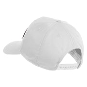 Vietnam Veteran Dragon Patched Solid Cotton Twill 5 Panel Prostyle Snap Cap - White OSFM