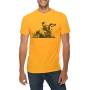 Mexican Cowboy Graphic Design Deluxe Jersey T-Shirt