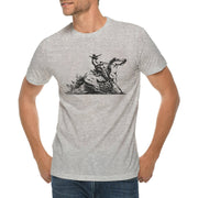 Mexican Cowboy Graphic Design Deluxe Jersey T-Shirt