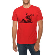 Mexican Cowboy Graphic Design Deluxe Jersey T-Shirt