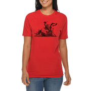 Mexican Cowboy Graphic Design Deluxe Jersey T-Shirt