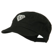 Diamond Embroidered Enzyme Army Cap