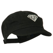 Diamond Embroidered Enzyme Army Cap