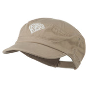 Diamond Embroidered Enzyme Army Cap