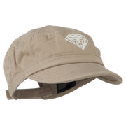 Diamond Embroidered Enzyme Army Cap