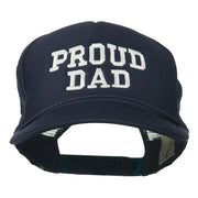 Proud Dad Letters Embroidered Youth Mesh Cap