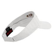 Adventure Buddies Phrase Embroidered Cotton Twill Sun Visor - White OSFM